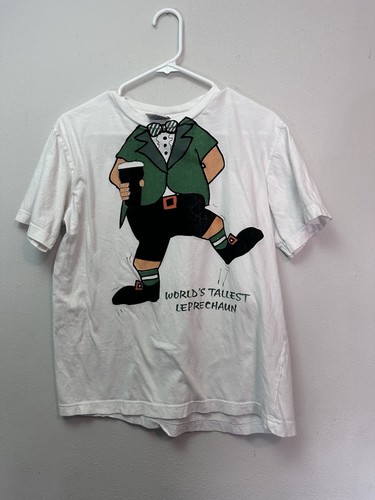 Vintage Leprechaun Shirt Traditional Craftwear Size Small