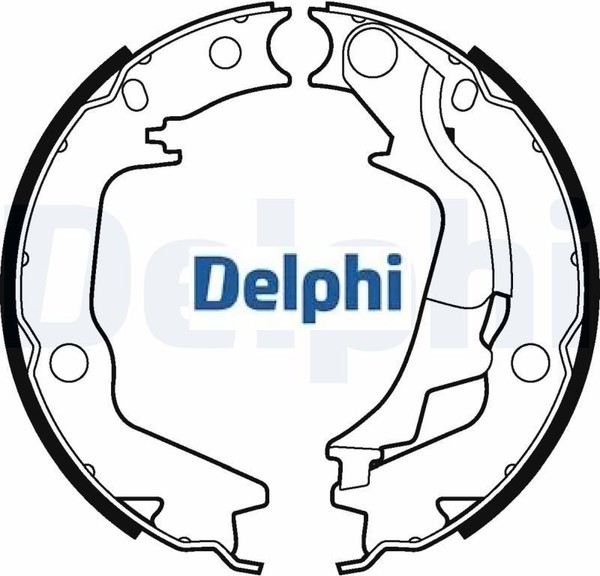 Delphi LS2011 Bremsbackensatz FüR Feststellbremse Bremsbackensatz-image