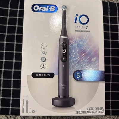 Oral-B iO Series 7 Rechargeable  Electric Toothbrush - Black Onyx - New Sealed