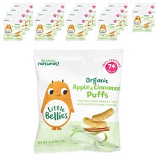 Organic Apple  Cinnamon Puffs, 7 Months, 18 Bags, 0.42 oz 12 g Each