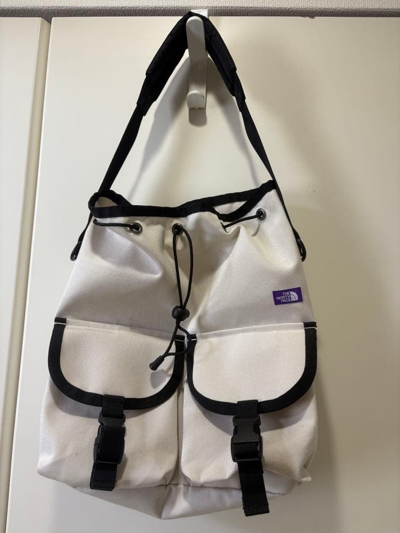 The North Face Bag OFF WHITE Backpack 80s Archive Style Used JAPAN thumbnail 2