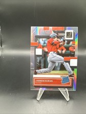 2022 Panini Chronicles Clearly Donruss Gold 7/10 Jarren Duran #56 Rookie RC