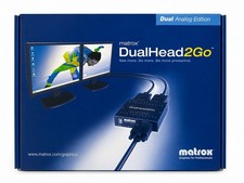 MATROX DUALHEAD2GO Analog Dual VGA - Never Us...