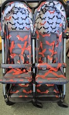 Cosatto Woosh Double Stroller Pushchair Mister Fox Great Condition 