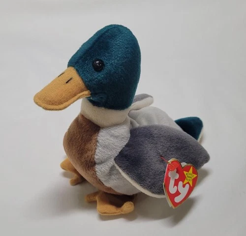 Ty Beanie Babies  - Jake - 9" Mallard Duck - Vintage 1998