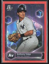 Anthony Volpe 2022 Bowman Platinum Precious Elements Orange /25 #PE-15 New York