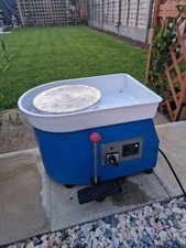 Pottery Wheel Forming Machine, Adjustable Speed Handle and Foot Pedal Control