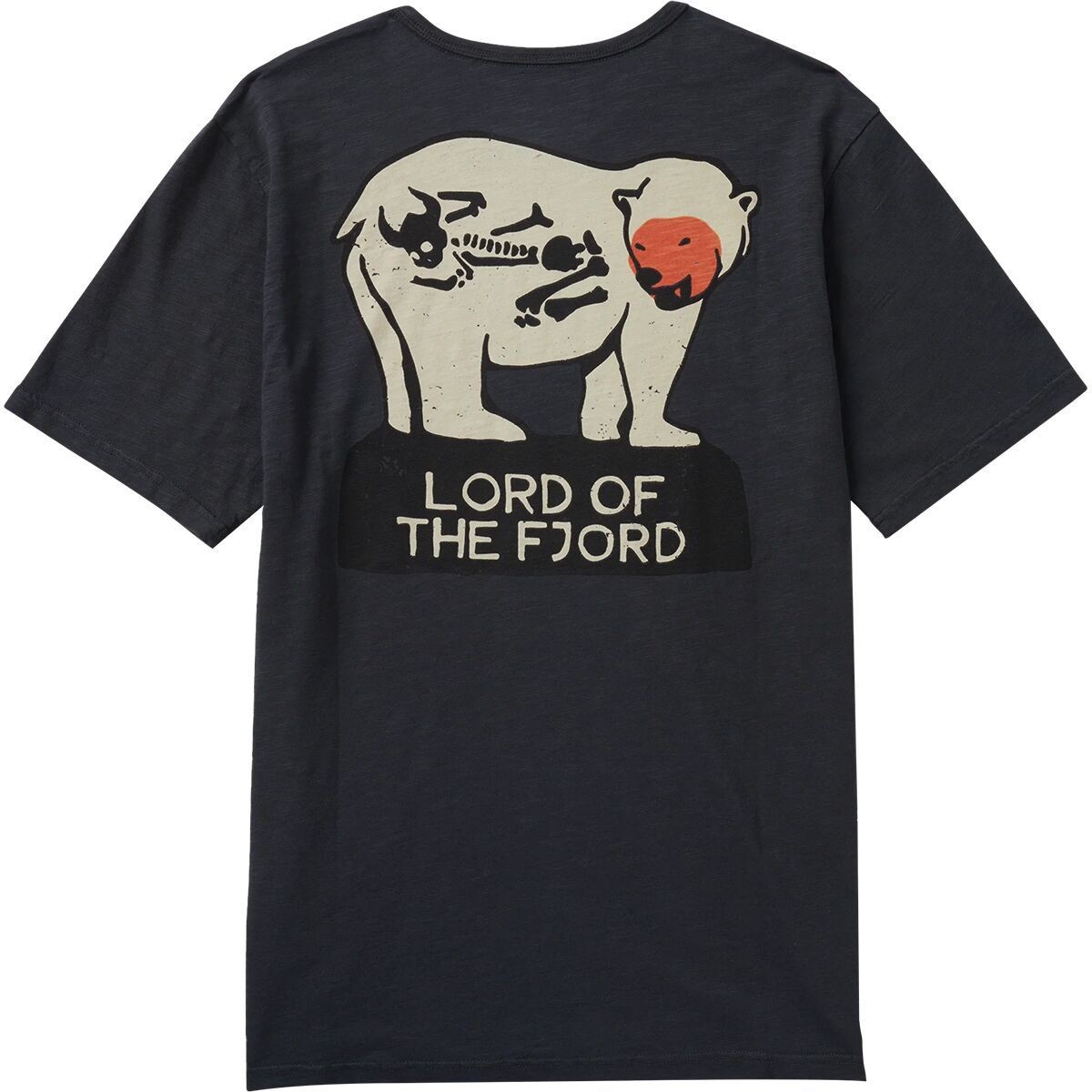 Органическая футболка Roark Fjordlord - мужская черная M 7390₽