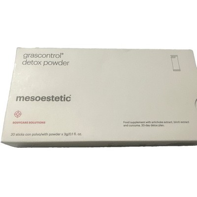 NIB~ Mesoestetic Me Grascontrol Detox Powder Sealed 20 x 3g Sticks