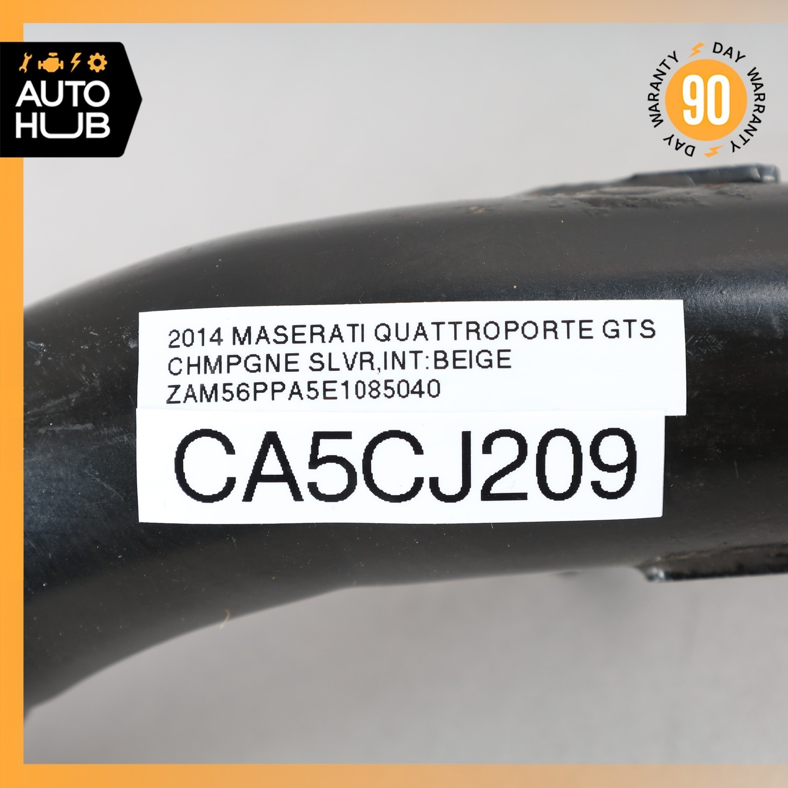 14-20 Maserati Quattroporte M156 GTS 3.8L Intercooler Hose Pipe Right OEM 56k
