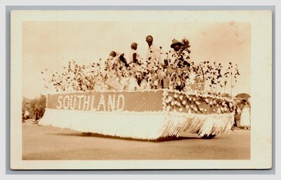 Black African American Parade Float SOUTHLAND FL St. Petersburg cotton dixie