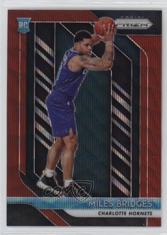 2018-19 Panini Prizm Ruby Wave Prizm Miles Bridges #278 13c7