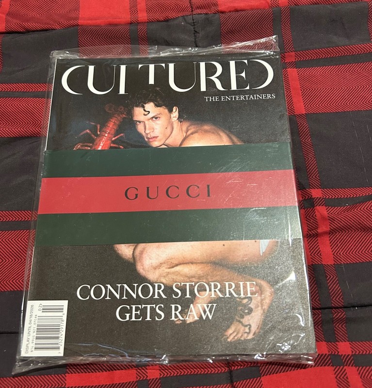 Cultured Magazine 2026 Connor Storrie Gucci Cover  Sealed