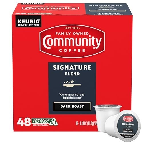 Community Coffee Signature Blend Dark Roast Keurig K-Cup Pod