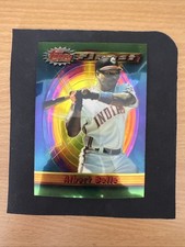 Albert Belle 1994 Topps Finest Box Topper #208 Refractor Cleveland Indians 