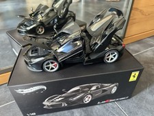 Modellautos 1:18 Hot Wheels Elite Ferrari LaFerrari Black in OVP Schwarz BCT80