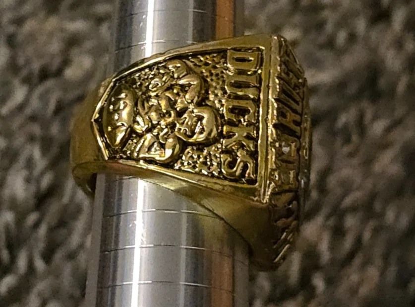 Anel tigela rosa lembrança Oregon Ducks 2015 tamanho 11 - Imagem 3 de 3