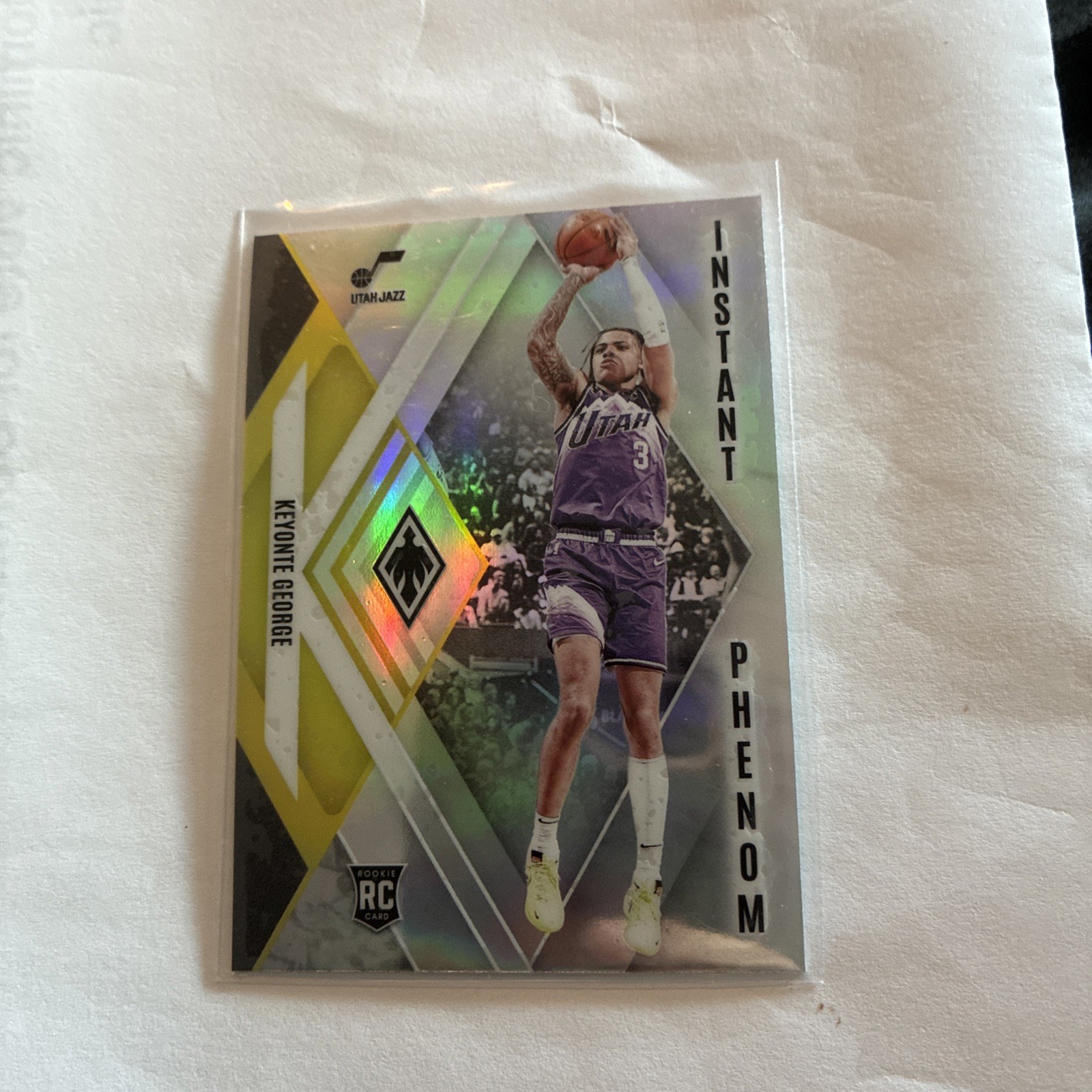 2023-24 Panini Phoenix - Instant Phenom Keyonte George #5 (RC) Silver