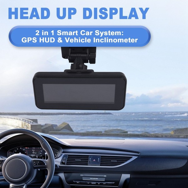 Eurowagens M60 Car HUD Speedometer Intelligenter Neigungssensor Off-Road Speed-image