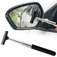 1 Pcs Car Window Mini Squeegee Retractable Auto Glass Black