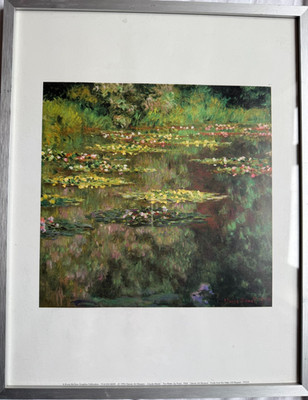 Claude Monet ''Der Seerosenteich'' 1904   Gerahmter Vintage Kunstdruck, Bruce McGaw
