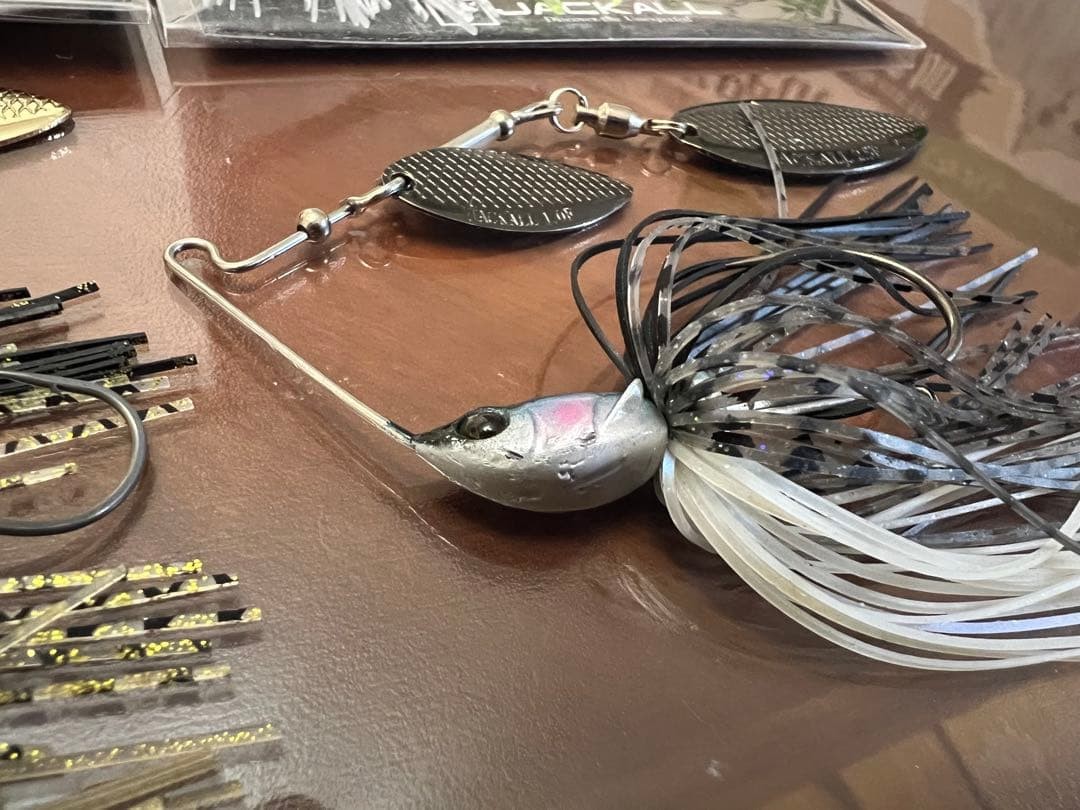 JACKALL Super Dawn 1/4oz Spinnerbait Set of 4 Unused Near Mint Fishing Lure - Image 3