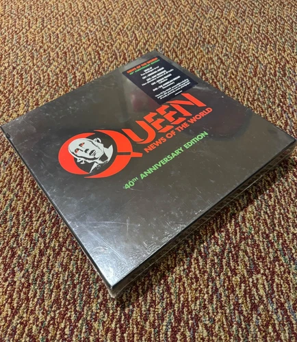 Queen News of the World 40th Anniversary Vinyl LP/CD/DVD/Book Box Set New/Sealed
