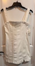 NWT Show Me Your Mumu Coronado Corset Dress Small Pearly White