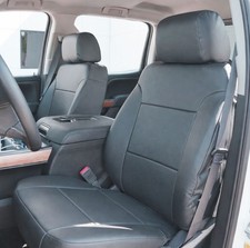 20142019 Chevy Silverado Front 2 Seat Covers Charcoal S.leather Custom Fit