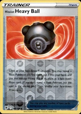 Pokemon Hisuian Heavy Ball ASR 146 Englisch Astralglanz (Reverse Holo, Uncommon)