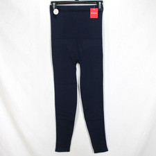 Spanx High Waisted Look at Me Now Seamless Leggings Womens Size M Navy Blue NEW