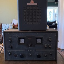 Hammarlund HQ-129-X Base Station HF AM Analog Receiver with Matching Speaker