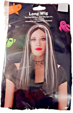 Halloween Black and White Wig - 20 Inches - One Size Fits Most - Ages 14