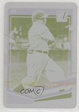 2023 Panini Donruss Printing Plate Yellow 1/1 Joe Tinker #201 HOF 08jk