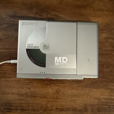 Sony md walkman mz-r37 minidisc bundle (TEST FULLY WORKS GREAT)
