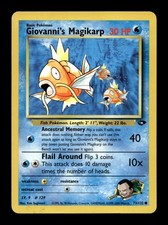 Pokemon | Giovanni's Magikarp 73/132 | Gym Challenge | C Unlimited | MP on eBay