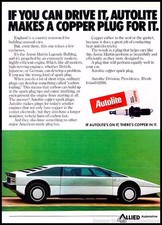 1985 Aston Martin Bulldog Vintage Advertisement Print Art Car Ad J277