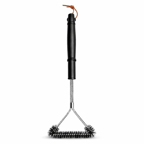 Bbq GrillbüRste Dreieckig Mit Edelstahlborsten (53Cm)-image