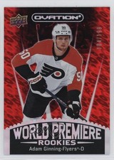 2023-24 Upper Deck Ovation World Premiere Red 184/199 Adam Ginning #WP-28 17s7