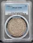 1901 S Morgan Silver Dollar $1 PCGS VF 30, Low Mintage, Semi-Key Date