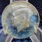 1992-S Proof Silver Kennedy Half Dollar - 90% Silver - San Francisco  - BU Toned