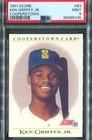 1991 Score Ken Griffey Jr. Cooperstown Card  #B3 PSA 9