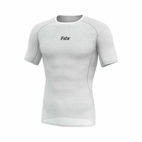 Mens Half Sleeve Cool Mesh Base Layer Lightweight Running Cycling jersey/Top uk