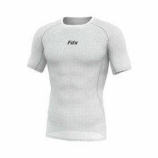 Mens Half Sleeve Cool Mesh Base Layer Lightweight Running Cycling jersey/Top uk