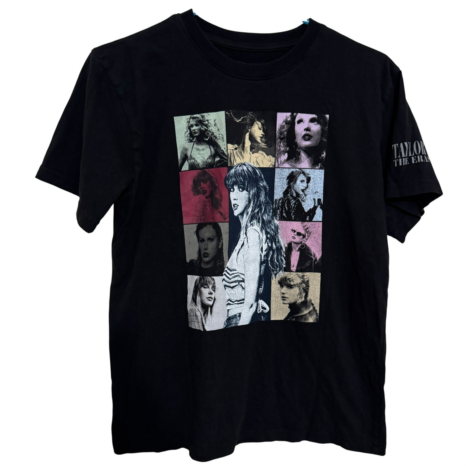 Taylor Swift The Eras Tour Concert Graphic T Shirt Youth Unisex Large Black image 3