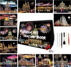 Scratch Art Book for Adults&Kids-Landmark Building Scratch Art|Scratch Painting