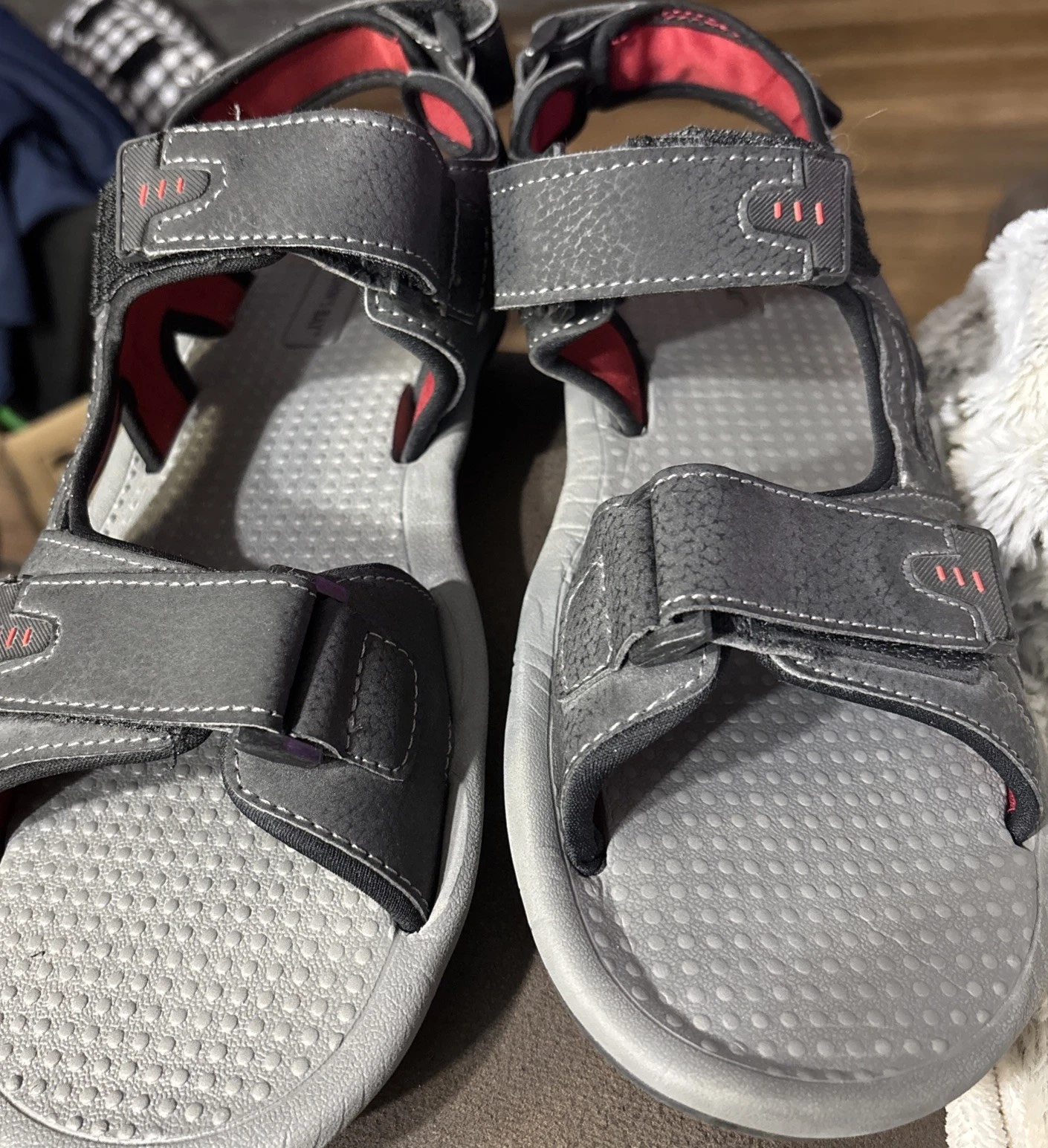 St John's Bay Lightweight Men's Sandals Sumber Black Size 11