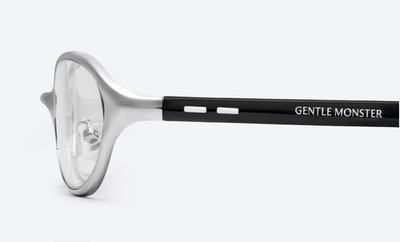 Gentle Monster Moody 02 Silver Oval Blue Light Glasses Clear  display picture 1