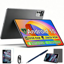 2026 Neue Tablet 10 Zoll Android 15 Octa Core 22GB RAM+256GB ROM 8000mAh WiFi 6