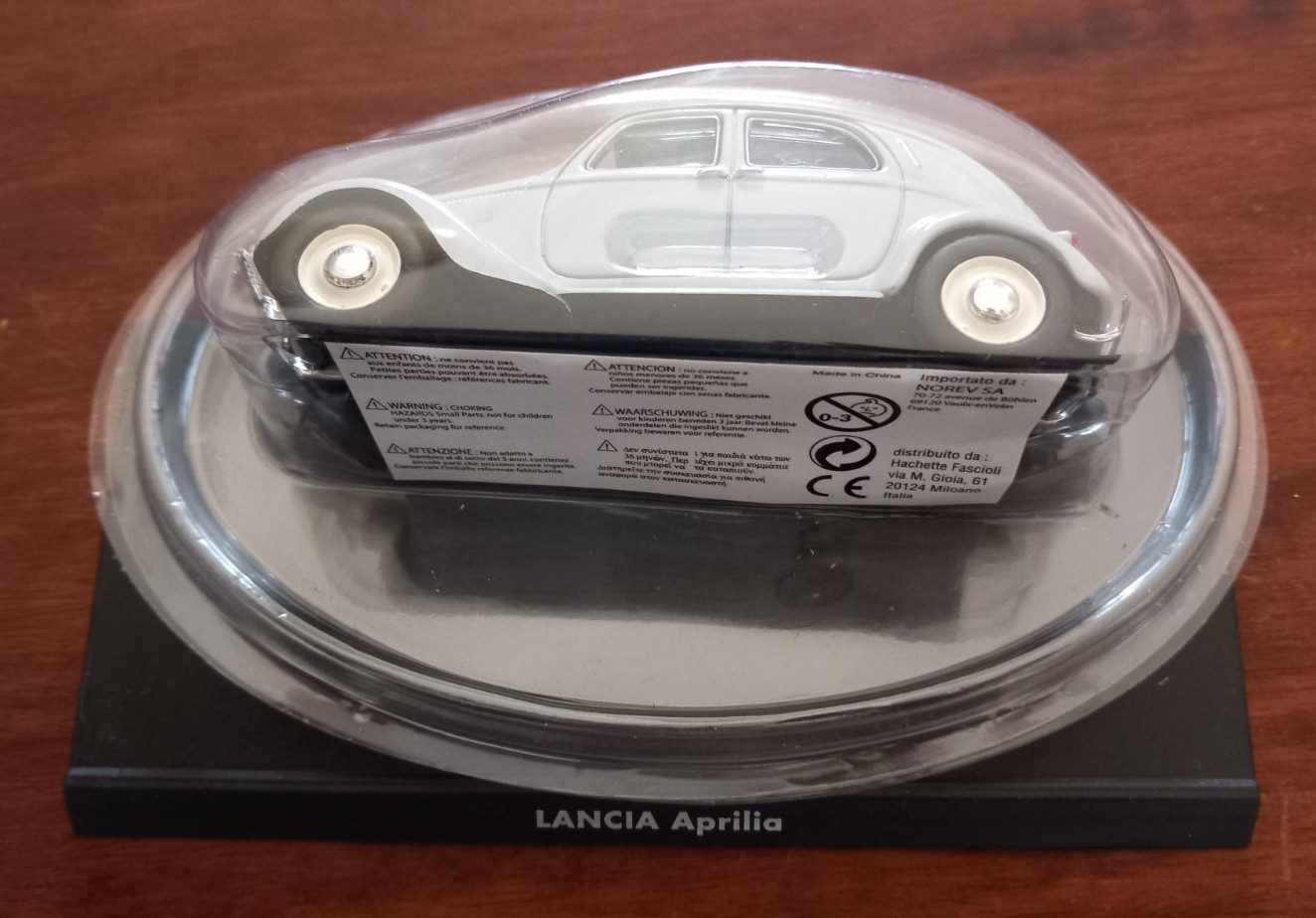 B5736 AUTO ITALIANE DA COLLEZIONE LANCIA APRILIA NOREV HACHETTE 1:43